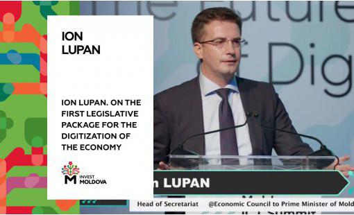 Ion Lupan. On the first legislative package for the digitization of the economy