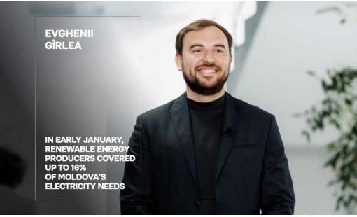 Evghenii Gîrlea: In early January, renewable energy producers covered up to 16% of Moldova’s electricity needs