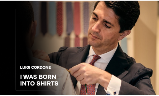 Luigi Cordone. I was born into shirts