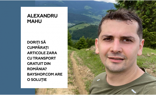 Alexandru Mahu. Doriți să cumpărați articole Zara cu transport gratuit din România? BayShop.com are o soluție