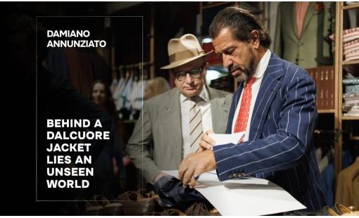 Damiano Annunziato. Behind a Dalcuore jacket lies an unseen world