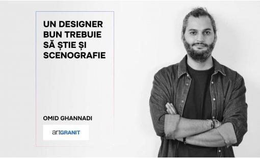 Omid Ghannadi: Nu poți deveni un profesionist, dacă practici design doar 8 h pe zi