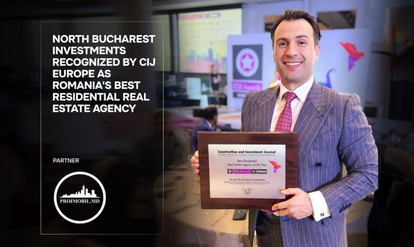 North Bucharest Investments Recognized by CIJ EUROPE as Romania's Best Residential Real Estate Agency