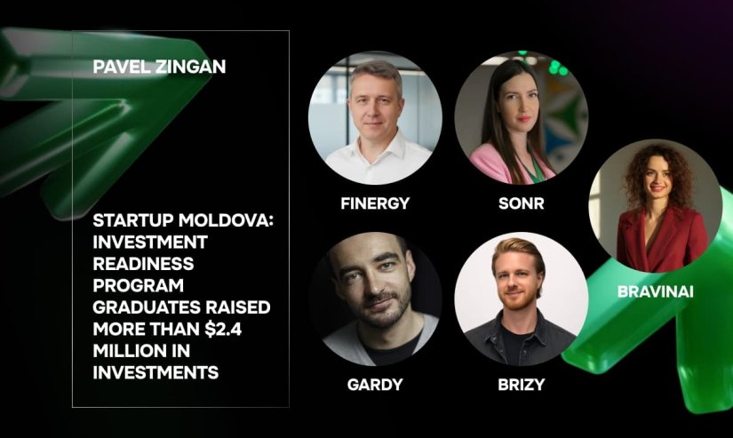 Pavel Zingan. Startup Moldova: Investment Readiness Program Alumni Secure Over $2.4 Million in Funding